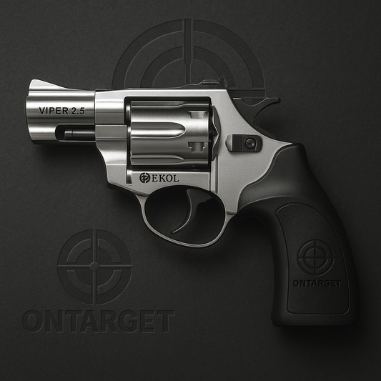 Blank Pistol Ekol viper 2.5" white Blank Revolver