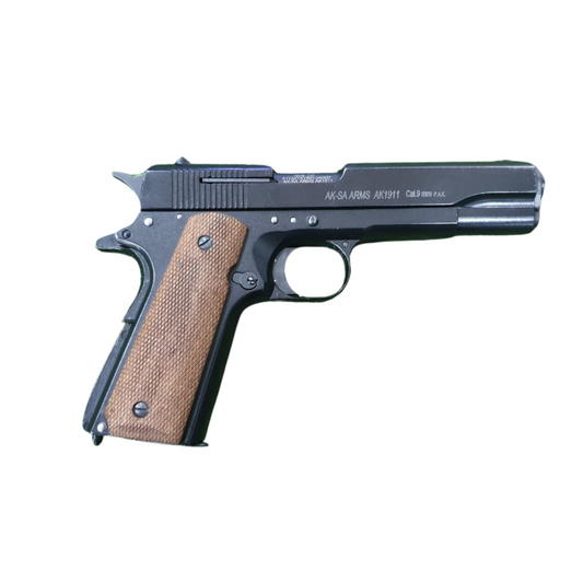 Aksa AK1911 Black 9mm P.A.K. Full‑Metal Replica