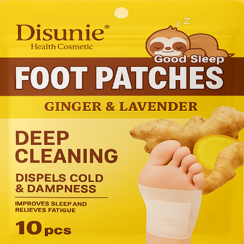 Ginger & Lavender Detox Foot Patches – 10 Pieces
