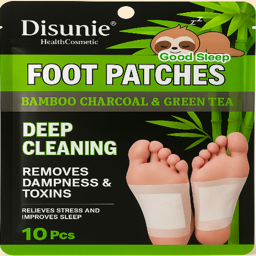 Bamboo Charcoal & Green Tea Detox Foot Patches