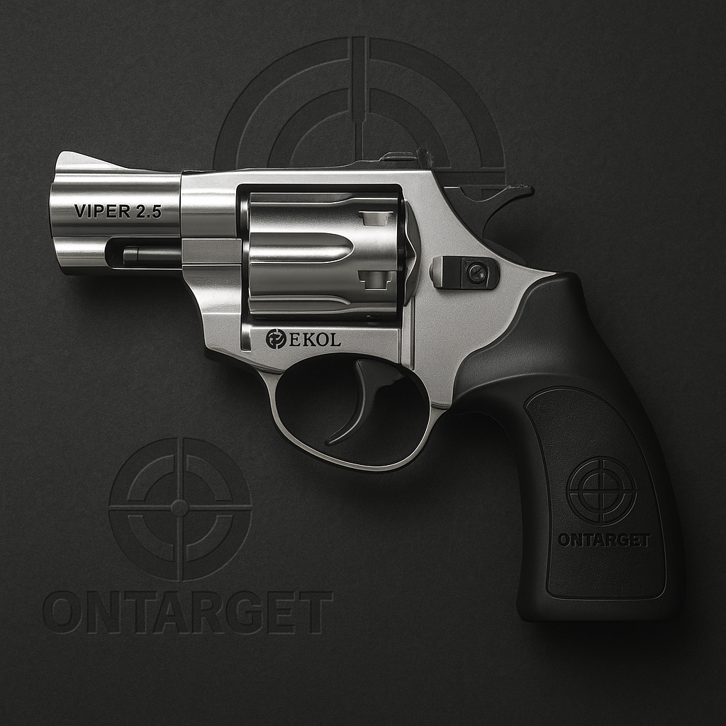 Blank Pistol Ekol viper 2.5" white Blank Revolver