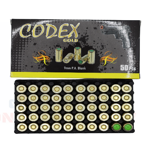 Blank Bullets Codex Box of  (50pcs)