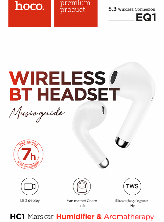 Wireless BT Headset – Pure Sound, Smart Style