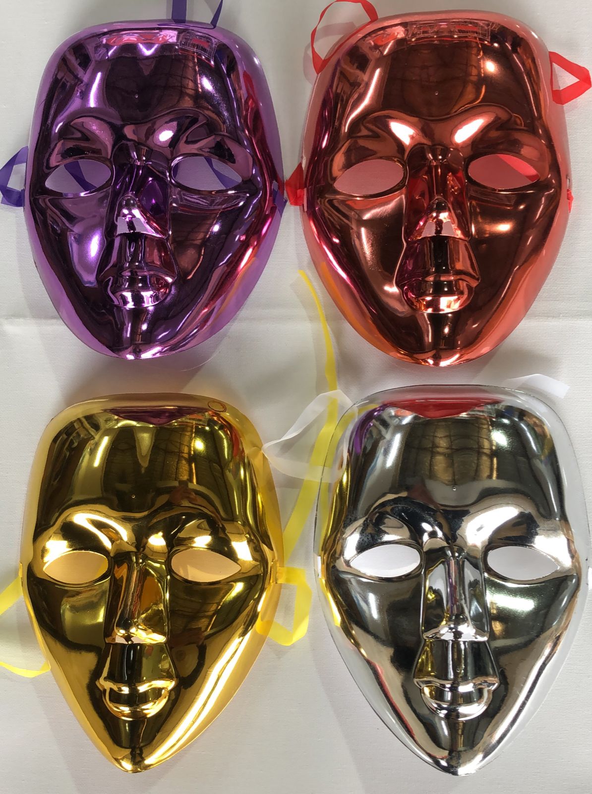 Metallic Masquerade Party Masks – CHEAPLY BAZAR