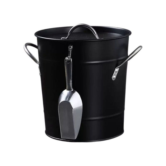 Bucket with Scoop - Metal Storage