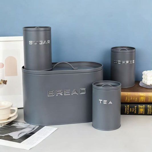 Metal Kitchen Storage Set